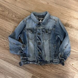 OshKosh B'gosh Blue Unisex Trucker Jean Denim Jacket for Kids Size 5T 5